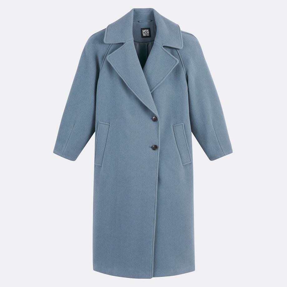 La Redoute Collections Cappotto lungo Chiusura asimmetrica  