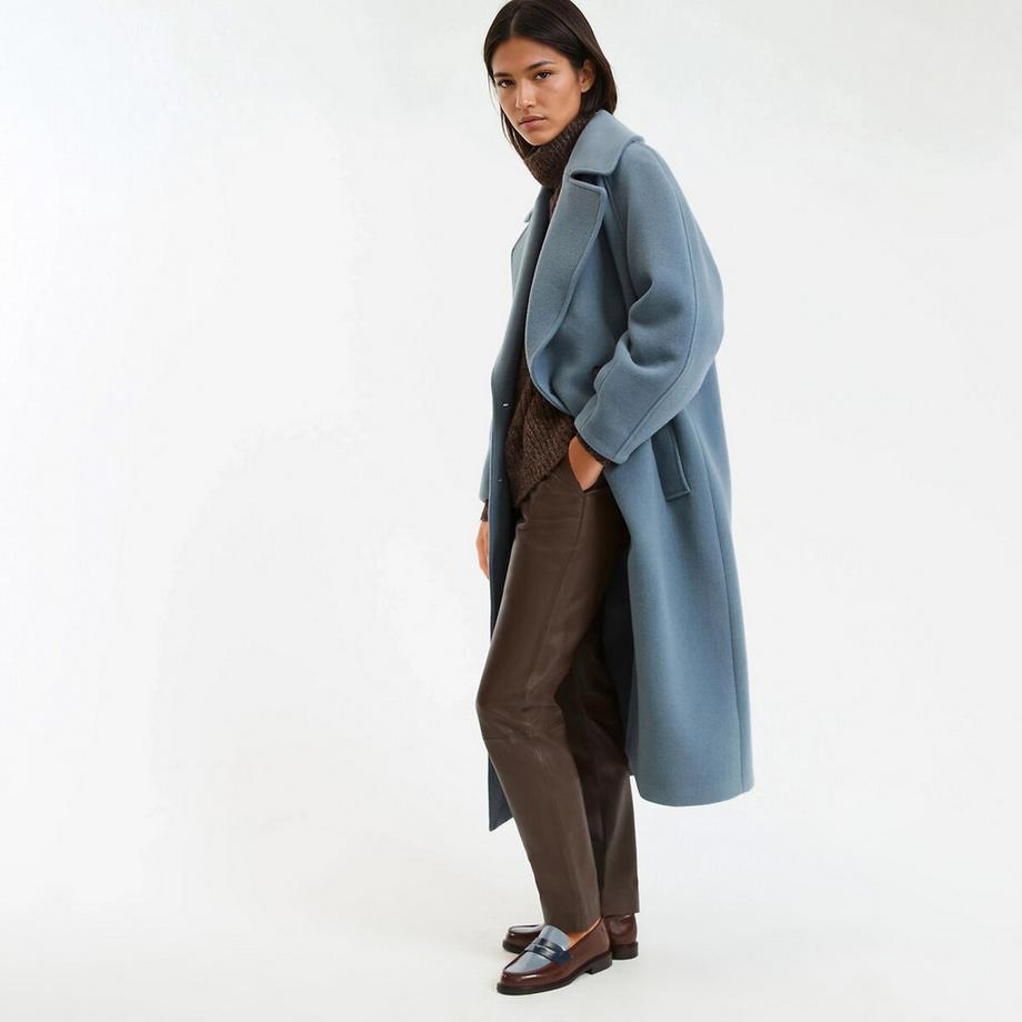 La Redoute Collections Cappotto lungo Chiusura asimmetrica  