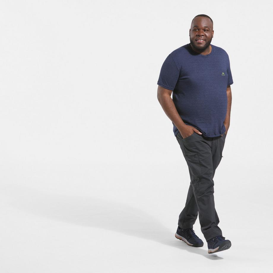 QUECHUA  Pantaloni da trekking regular fit uomo cotone 