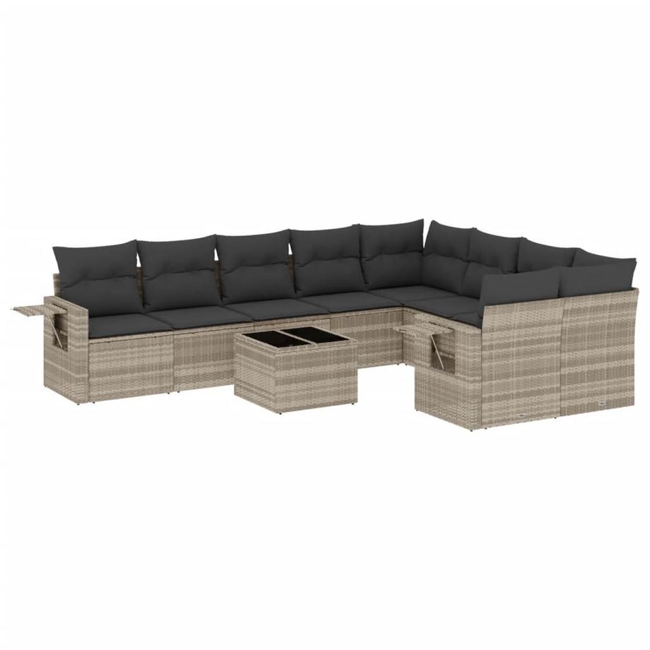 set divano da giardino Polirattan