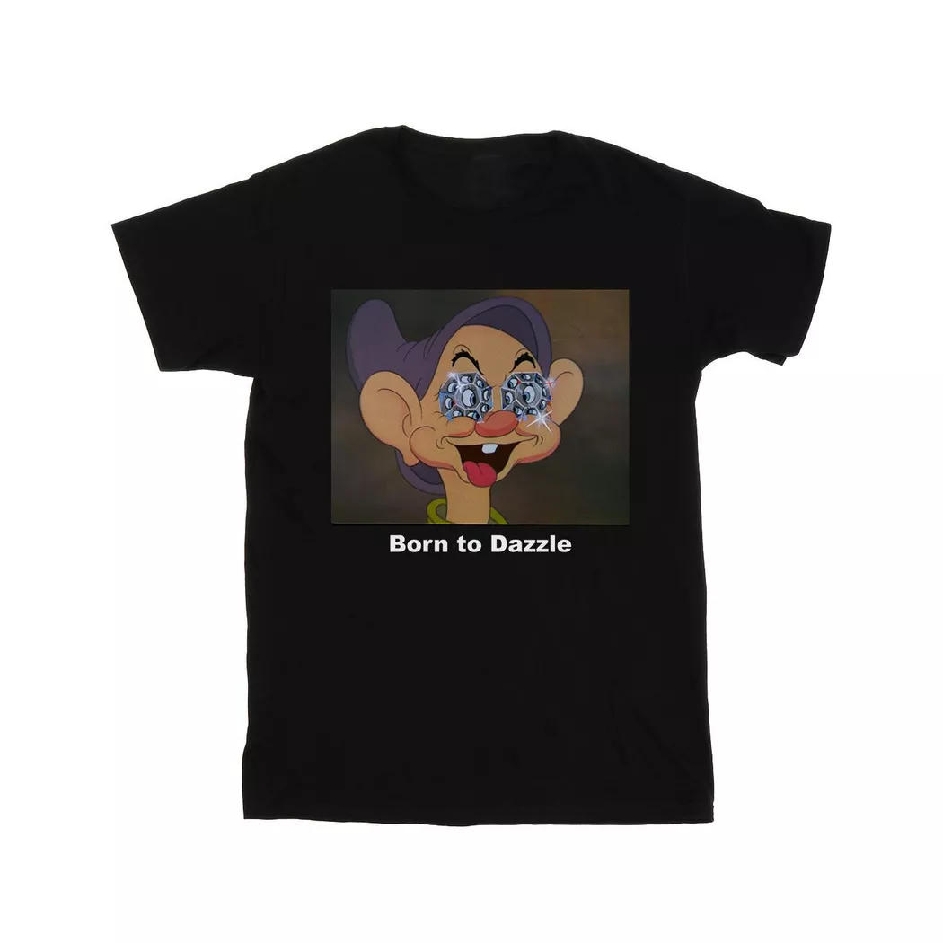 Disney - Born To Dazzle TShirt, für Damen, Schwarz, Größe XL