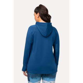 Ulla Popken  Funktionsshirt, Kapuze, Langarm, Hoodie, Daumenloch 