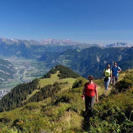 Geschenkidee  Genusswanderung Dreibündenstein mit Halbtax-Abo / GA (für 1 Person) 