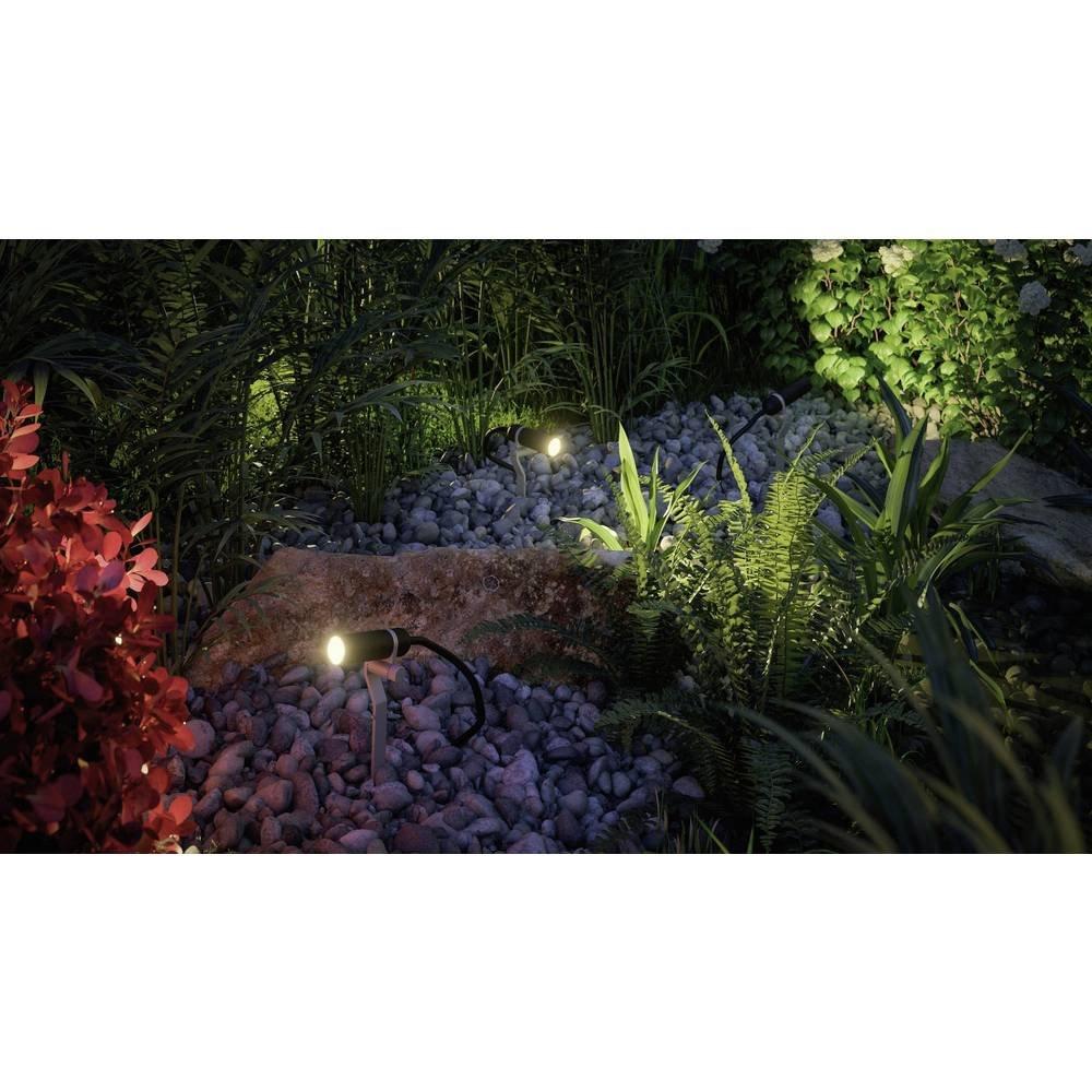 Paulmann Plantini  Beleuchtungssystem Plug & Shine LED-Gartenstrahler-Erweiterung 3er Set LED 7.5 W Warmweiß Anth  