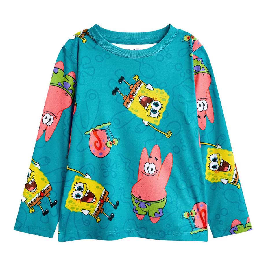 Nickelodeon  Set Pigiama Lungo Big Face Stampa Su Intera Superficie Misura  (Confezione da due) 
