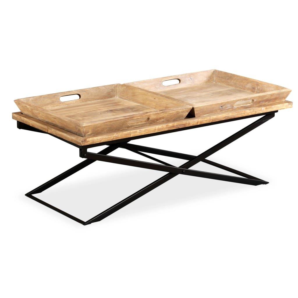 VidaXL Table basse bois  