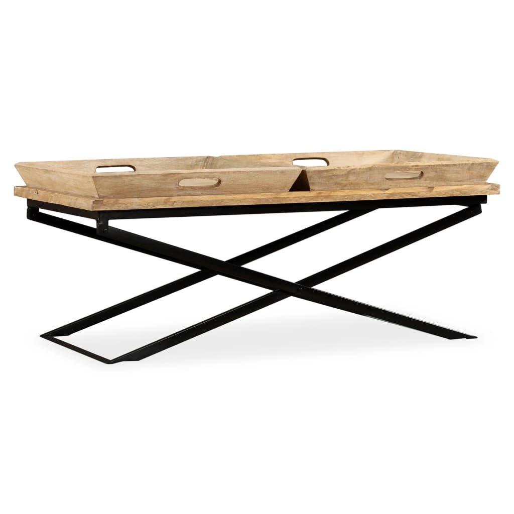 VidaXL Table basse bois  