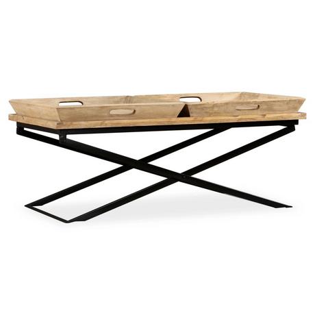 VidaXL Table basse bois  