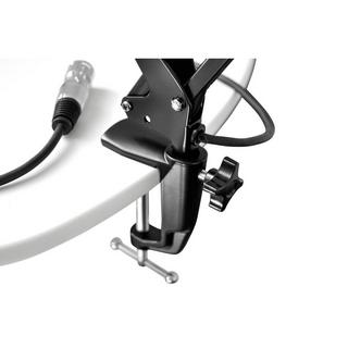 Tie Studio  FLEXIBLE MIC STAND PRO Treppiede da tavolo per microfono Filetto esterno: 5/8 