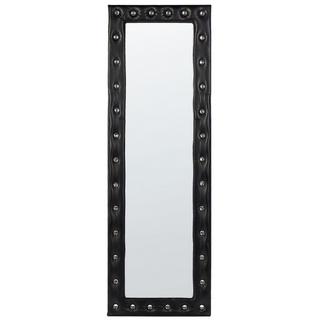 Beliani Standspiegel aus Kunstleder Glamourös ANSOUIS  