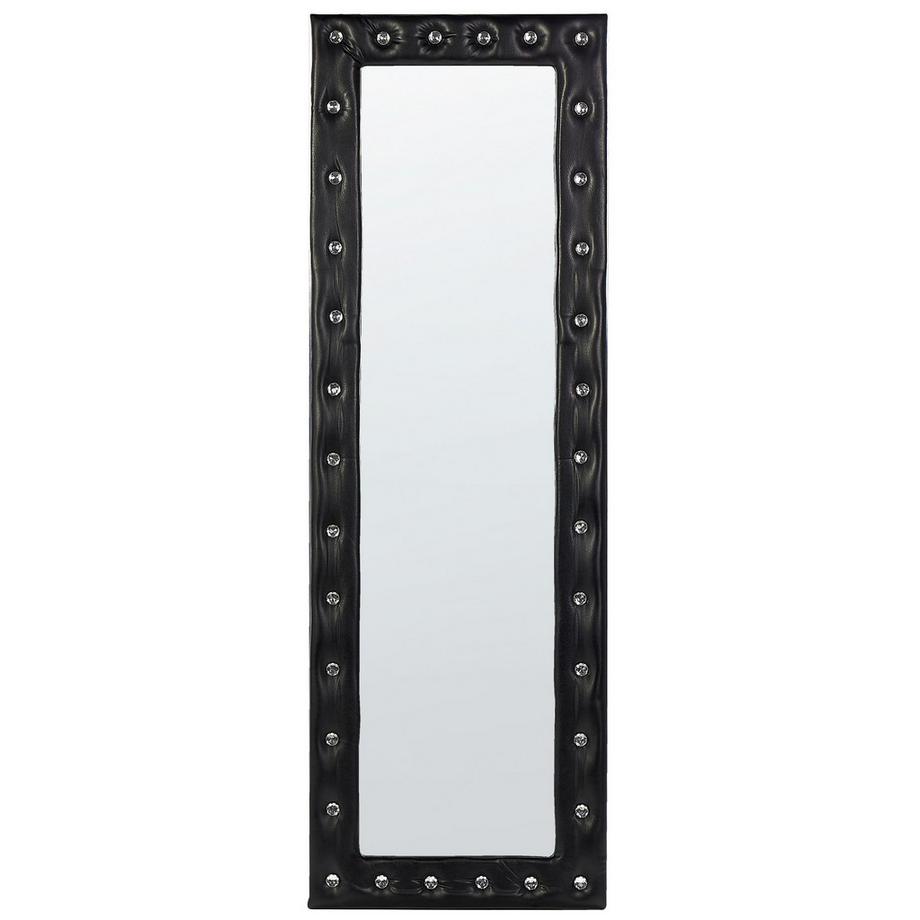 Beliani Miroir sur pied en Cuir PU Glamour ANSOUIS  