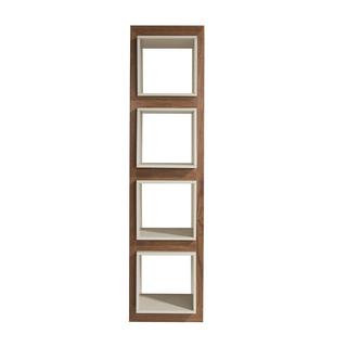 ANGEL CERDA Etagère cubique en noyer  