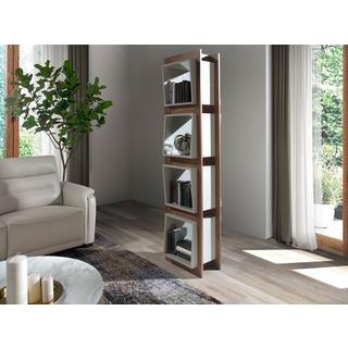 ANGEL CERDA Etagère cubique en noyer  