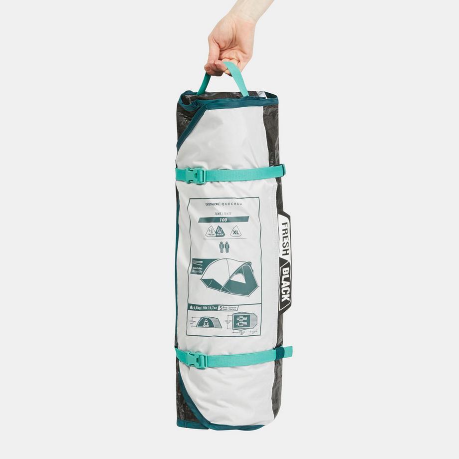 QUECHUA  Tente - MH100 FRESH & BLACK 