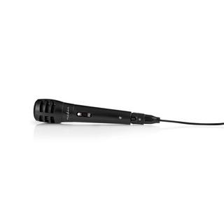 Nedis  Gewindemikrofon | Kardioid | Abnehmbares Kabel | 5.00 m | 80 Hz - 12 kHz | 600 Ohm | -75 dB | Ein / Aus -Taste | Koffer enthalten | ABS / Aluminium | Schwarz 