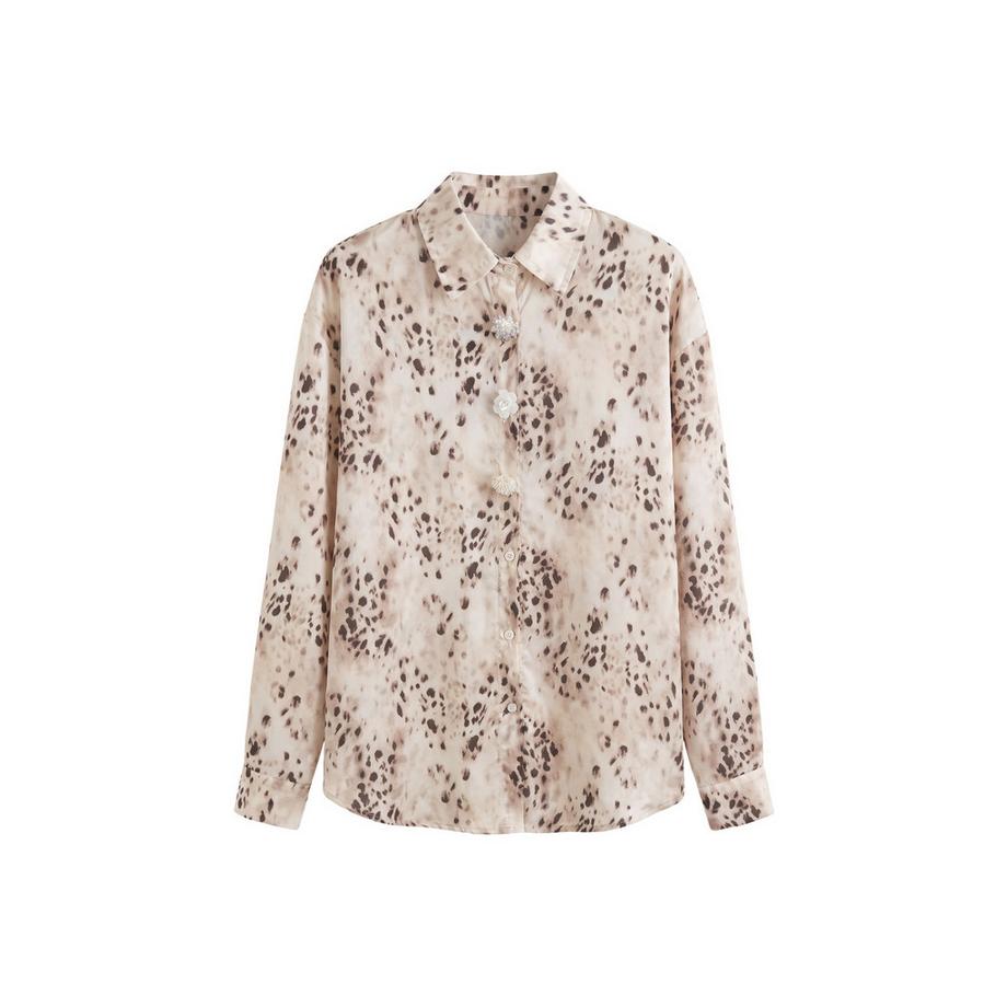 Chiara Ferretti Blusa a maniche lunghe stampata  
