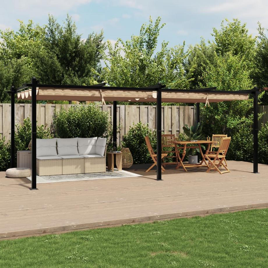 VidaXL Gartenpavillon aluminium  
