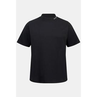 Sthuge  T-shirt STHUGE con mezze maniche e colletto alto nero 