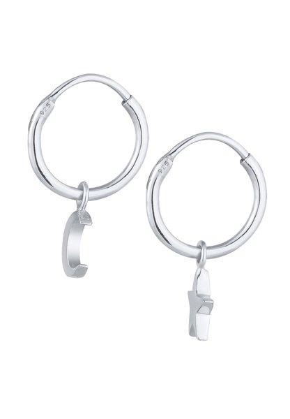 Elli  Ohrringe Creolen Astro 