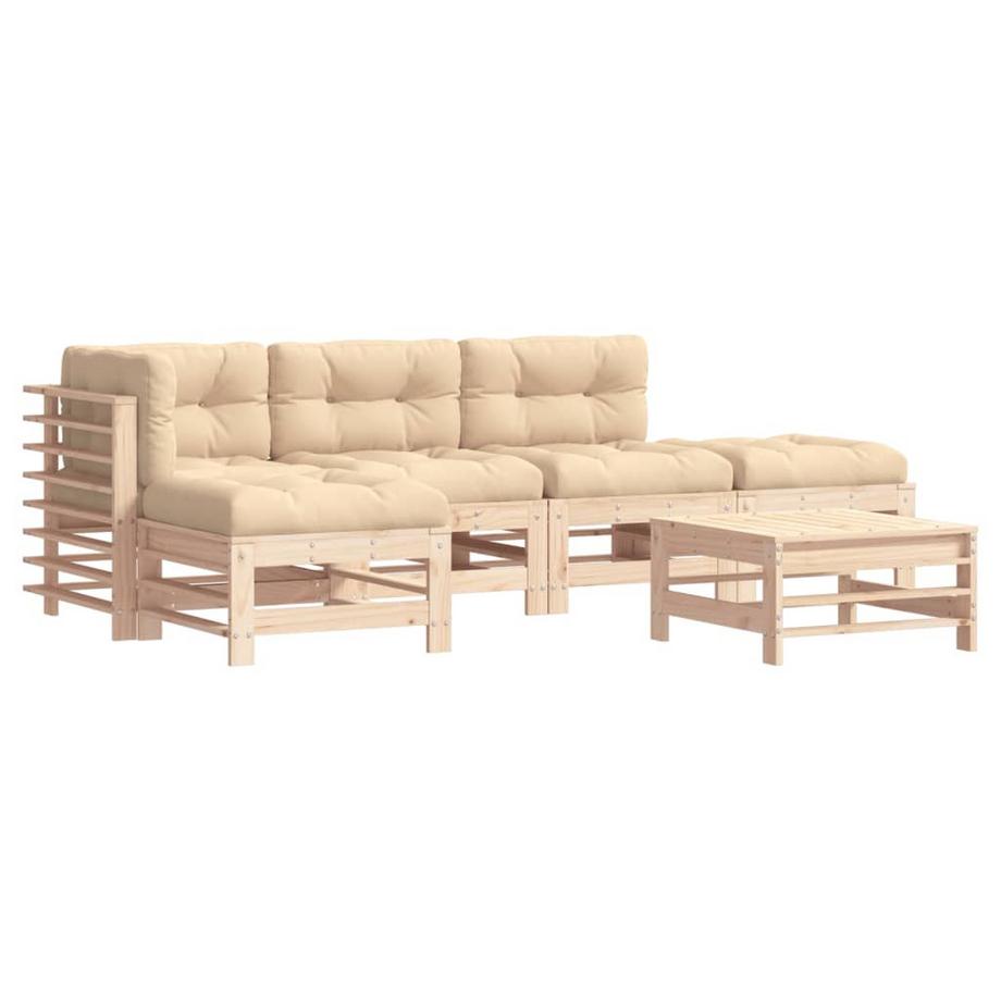 VidaXL Garten lounge set holz  