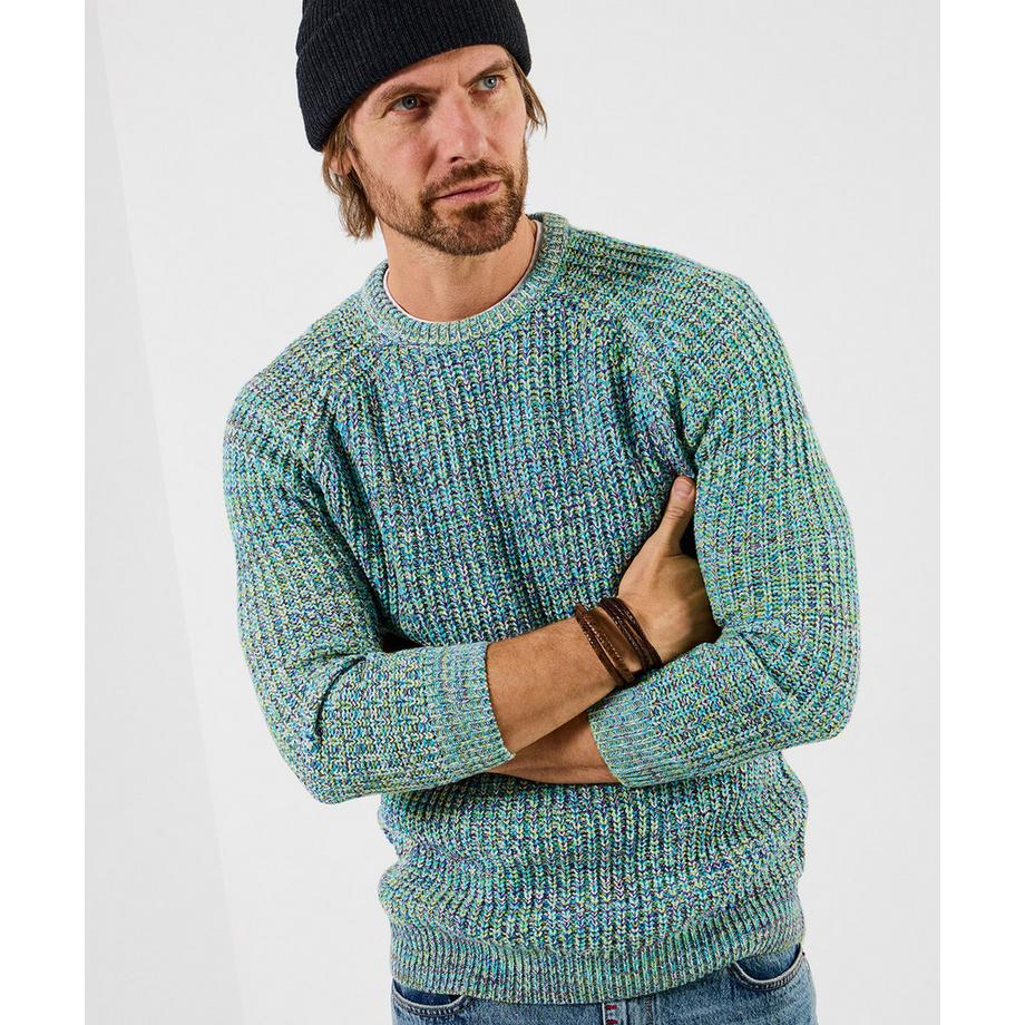 Pull col rond style marin estival