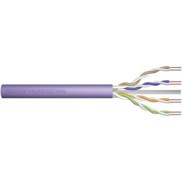 Cavo di rete CAT 6 U/UTP 4 x 2 x 0.25 mm² Violetto 100 m