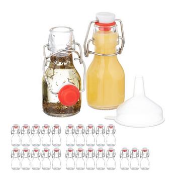 Petites bouteilles avec bouchon mécanique