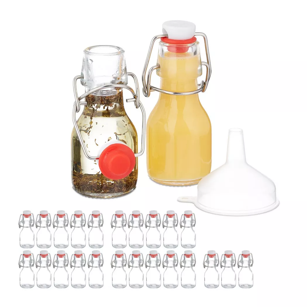 Northix - Petites bouteilles avec bouchon mécanique, 10cm