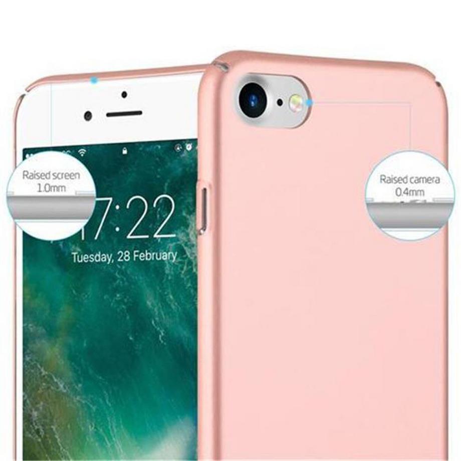 Cadorabo  Hülle für Apple iPhone 7 / 7S / 8 / SE 2020 Hard Case in Metall Optik 