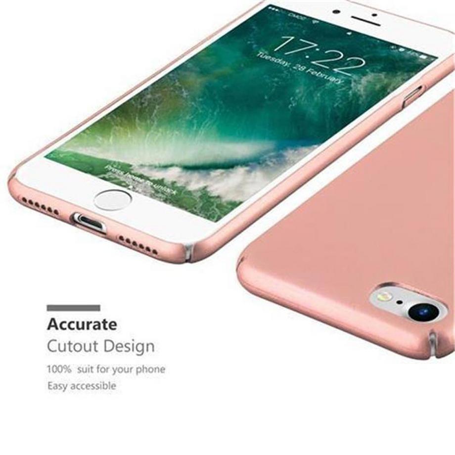 Cadorabo  Hülle für Apple iPhone 7 / 7S / 8 / SE 2020 Hard Case in Metall Optik 