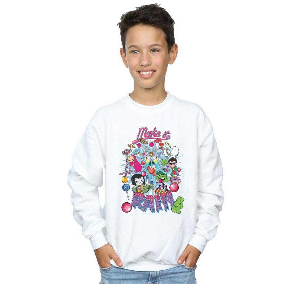 DC COMICS  Teen Titans Go Make It Rain Sweatshirt 