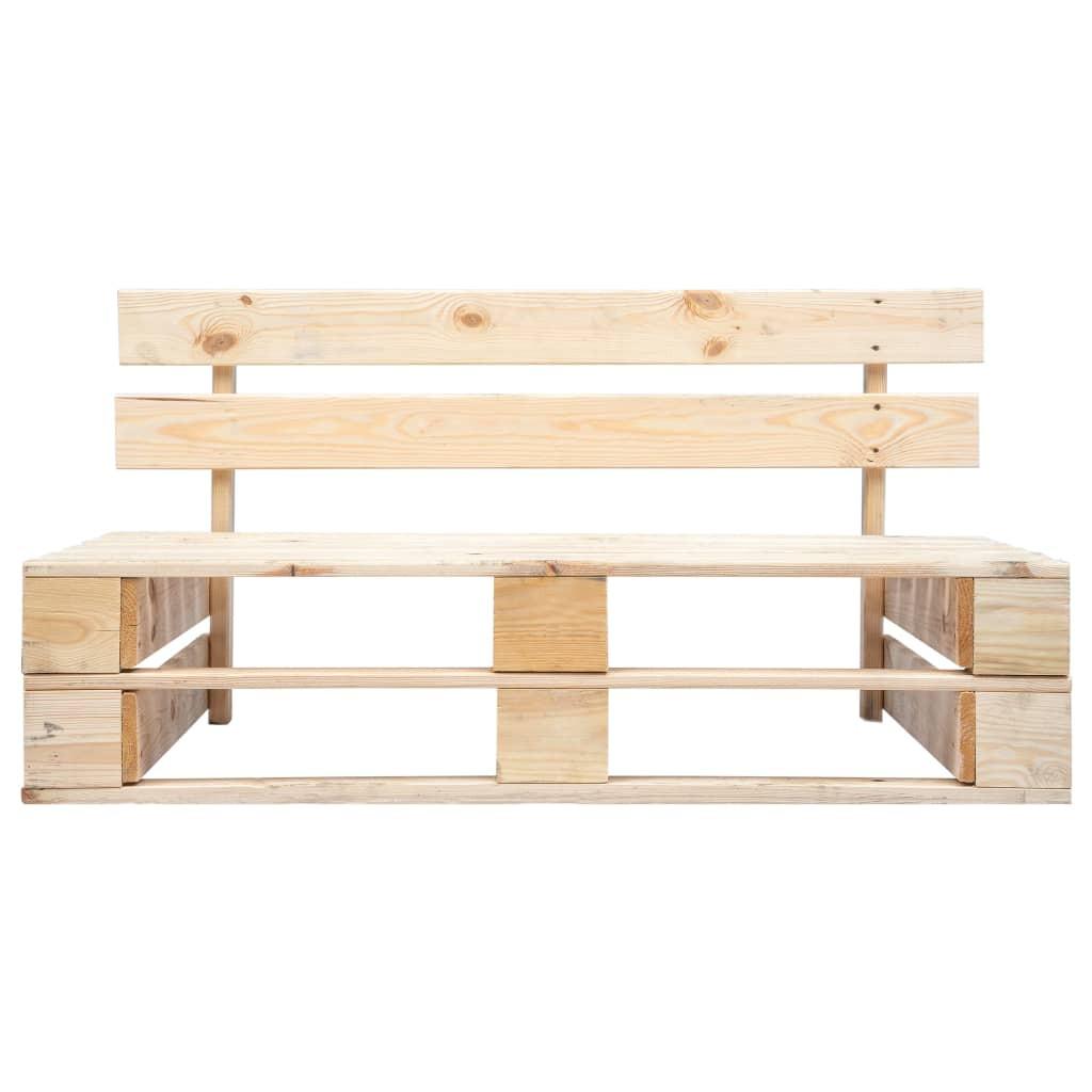 VidaXL panca in pallet Legno di pino impregnato  