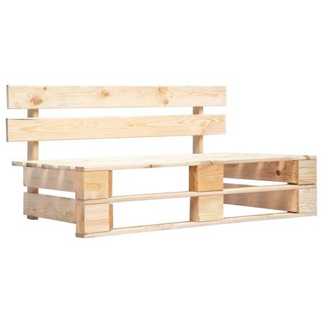 VidaXL panca in pallet Legno di pino impregnato  