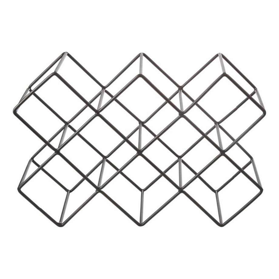 Casier à vin METALL - Noir