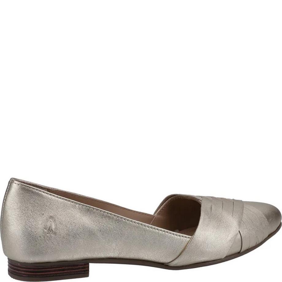Hush Puppies  Ballettschuhe MARLEY, Metallic, Leder 