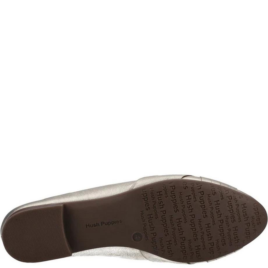 Hush Puppies  Ballettschuhe MARLEY, Metallic, Leder 