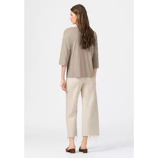 HALLHUBER  Oversize-Shirt in Baumwoll-Tencel™-Qualität mit Kimonoärmeln Beige