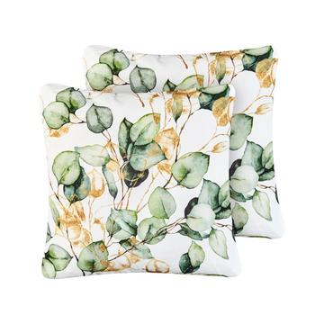 Lot de 2 coussins d'extérieur en Polyester Moderne GLADE