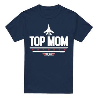 Top Gun Top Mom T-Shirt Stampata  