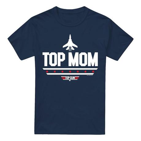 Top Gun Top Mom T-Shirt Stampata  