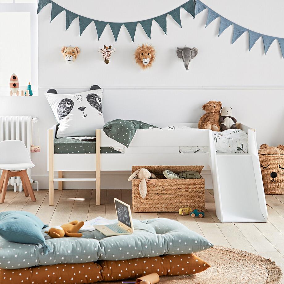 La Redoute Intérieurs Mittelhohes Bett Caume mit Rutsche  