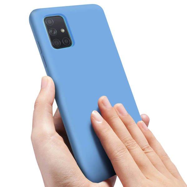 Avizar  Cover Samsung Galaxy A51 Soft Touch Blu 