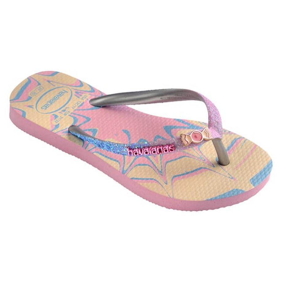 havaianas Kids Slim Glitter Trendy Tongs  