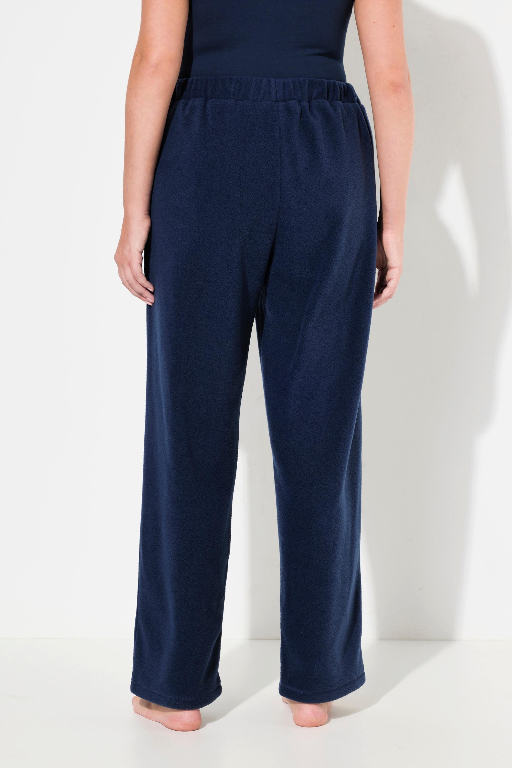 Ulla Popken  Pantalon d'intérieur en polaire, jambes slim, taille élastique 