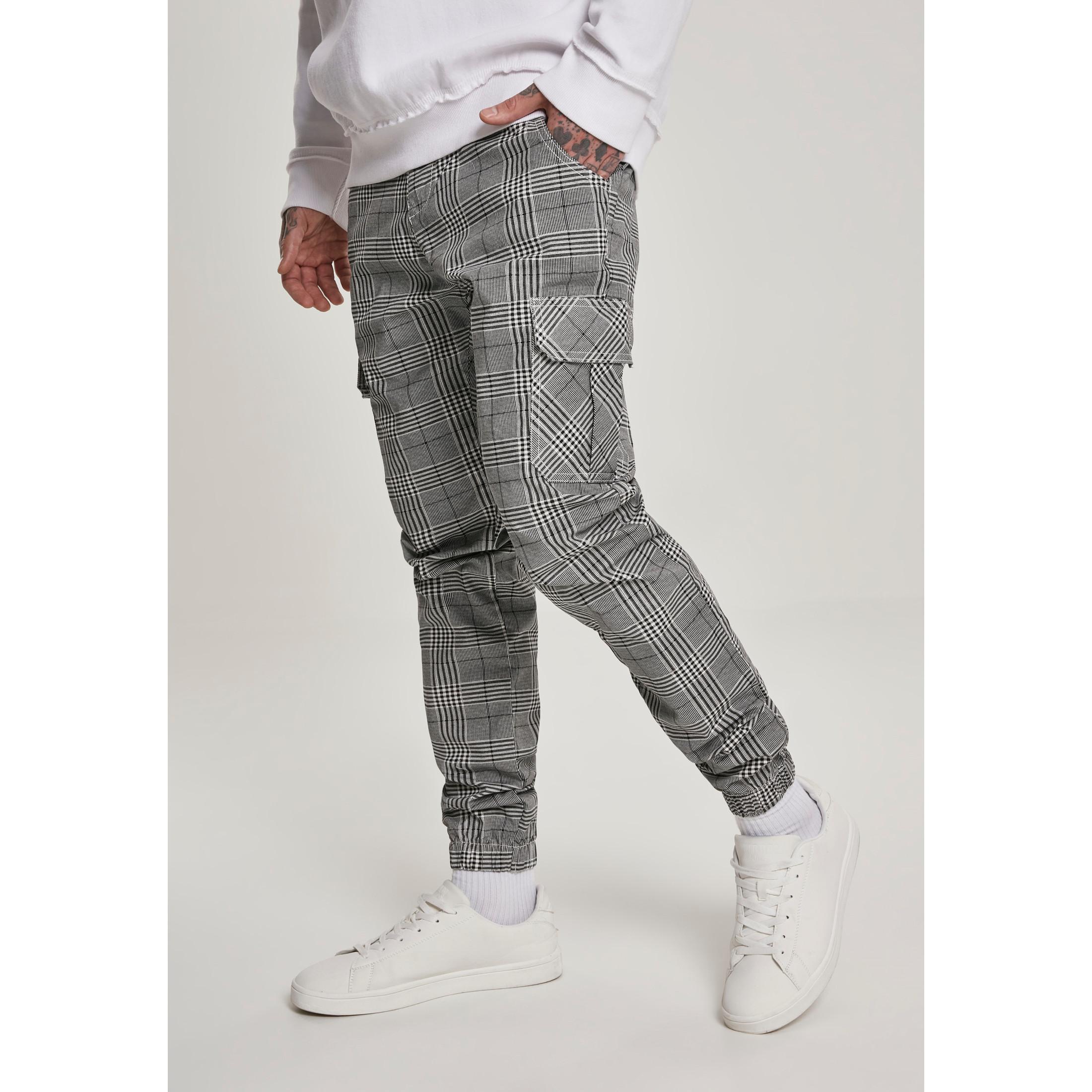 URBAN CLASSICS Glen Glen Cargo Jogginghose  