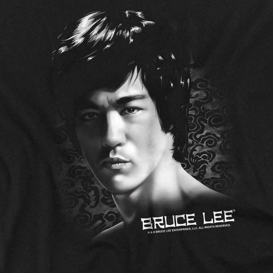 Bruce Lee Maglietta Manica Lunga In Your Face  
