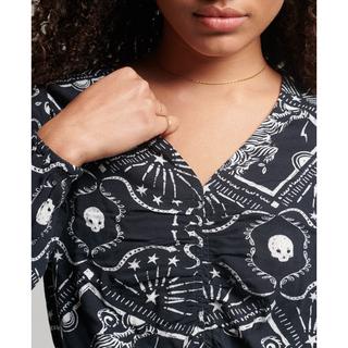 Superdry  t-hirt noué ur le devant uperdry vintage 