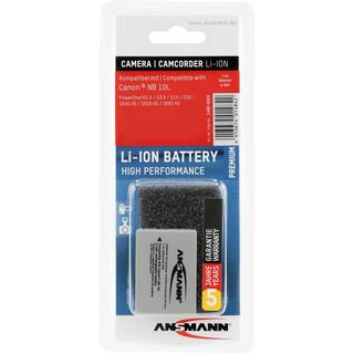 ANSMANN  A-Can NB 10L Batteria ricaricabile fotocamera sostituisce la batteria originale (camera) NB-10L 7.4 V 850 mAh 
