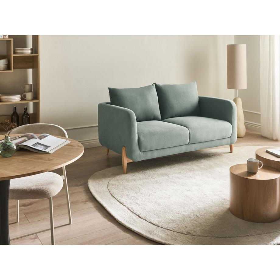 Beliani 2 Sitzer Sofa aus Stoff Skandinavisch GIMO  