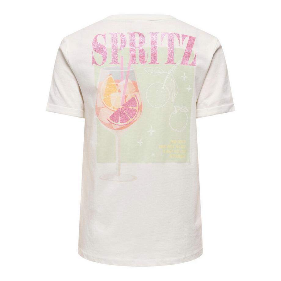 ONLY T-Shirt Stampata Maniche Corte  